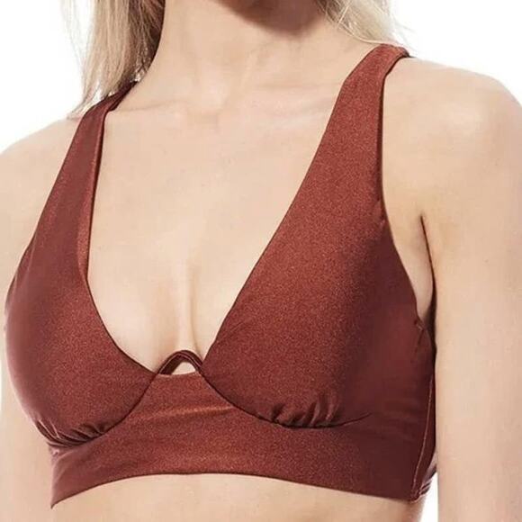 Chelsea and Violet Underwire Bralette Swim Bikini Top XL NEW - Picture 9 of 9